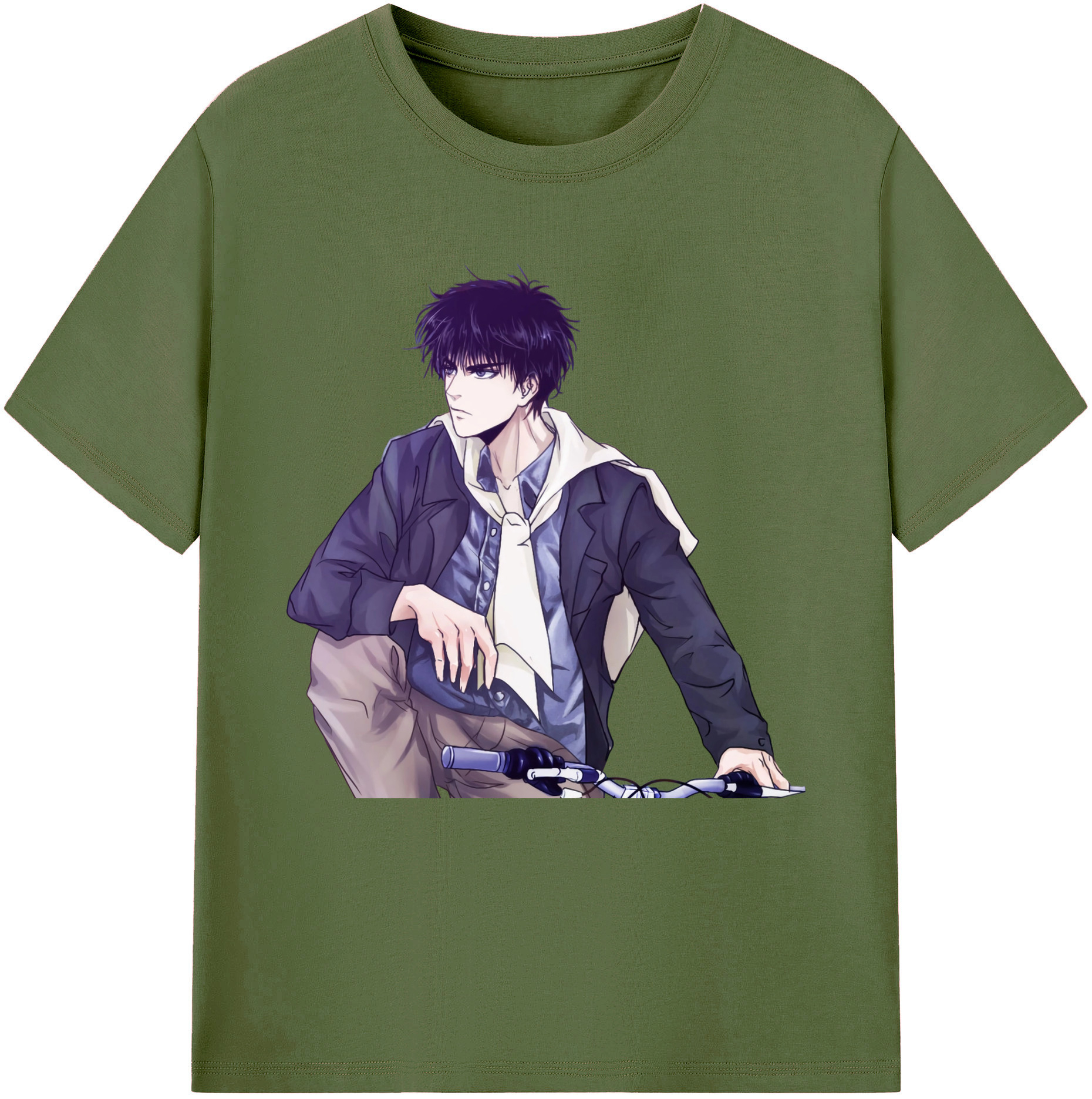 SLAM DUNK／スラムダンク 綿100％半袖Tシャツ（フロントプリント）
